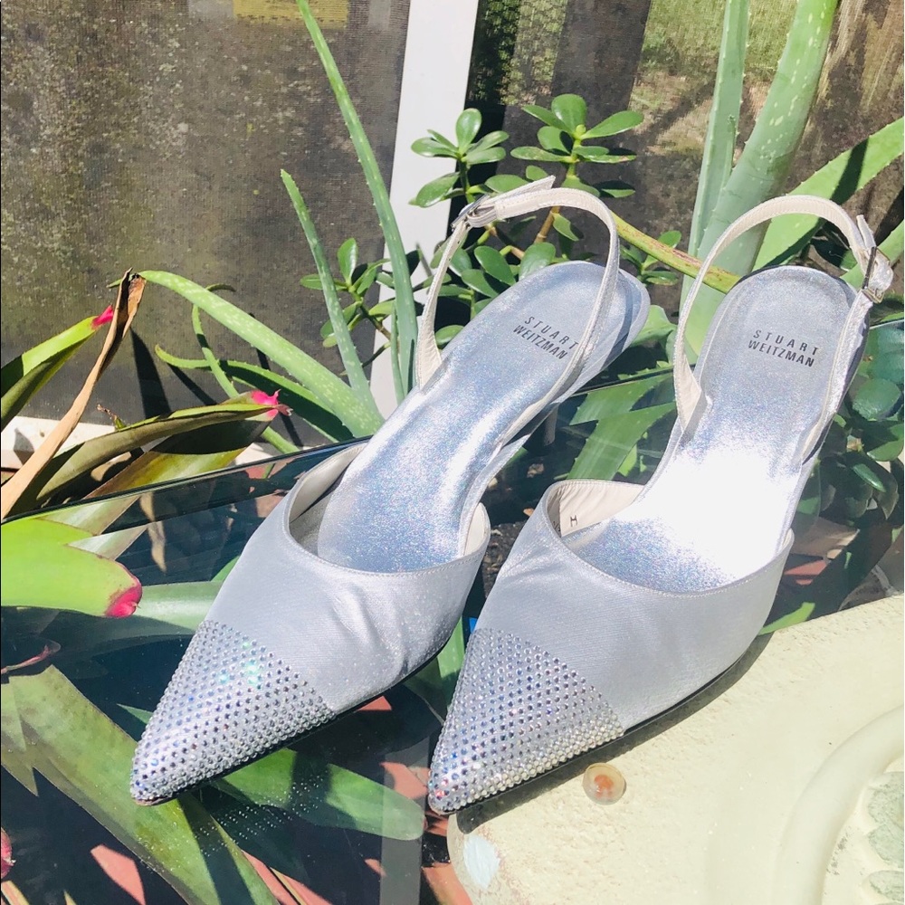 🔥STUART WEITZMAN | Sleek Slingback Pumps